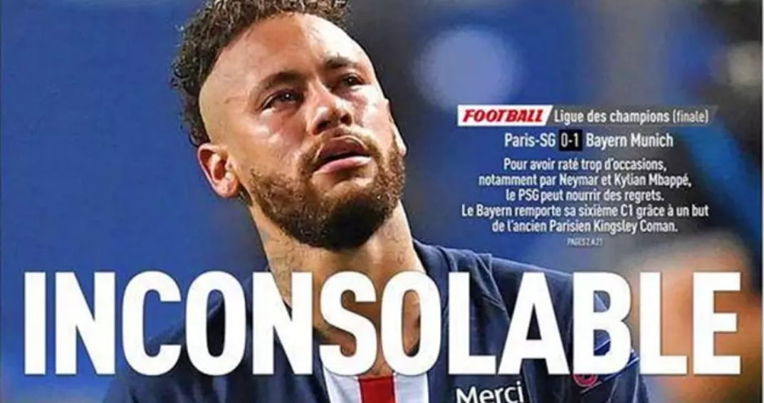 Neymar aparece inconsolável em foto, mas agradece aos fãs o carinho “Perder faz parte do esporte”.