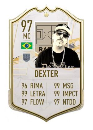 Dexter recebe card lendário na nova edição do nosso #RAPCARDSTEAM.