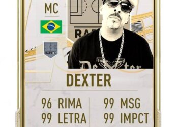 Dexter recebe card lendário na nova edição do nosso #RAPCARDSTEAM.