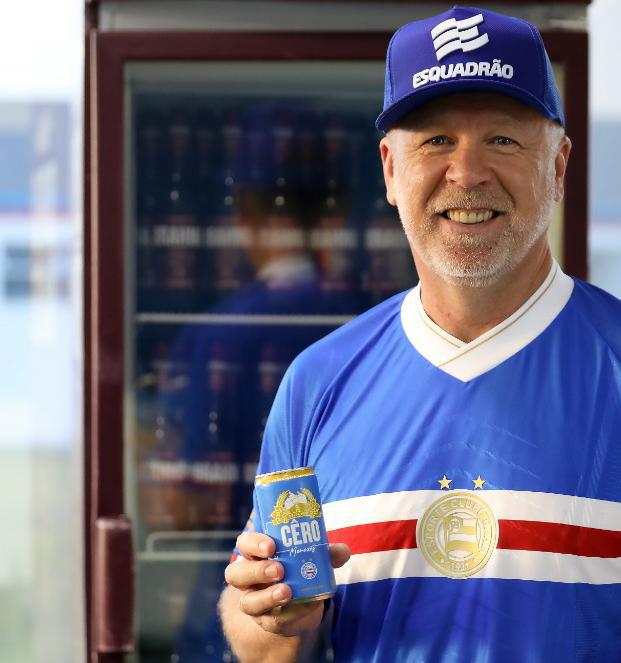 Cervejaria Brahma  cria lata exclusiva para novo técnico do Bahia.