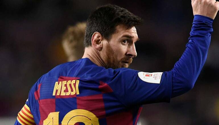 Messi está no topo da lista dos jogadores mais bem pagos da Forbes.