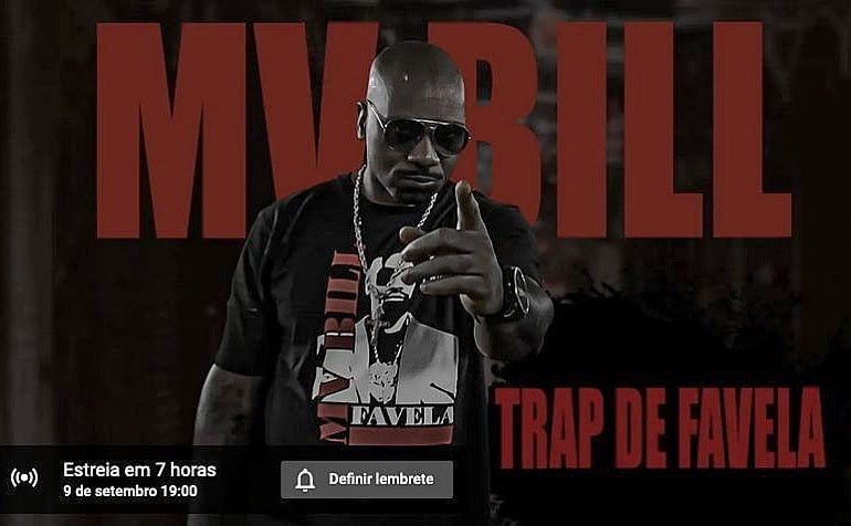 MV BILL lança o videoclipe  ” Trap de Favela ” Prod. Insane Tracks.