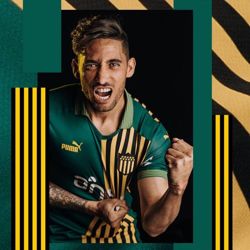 Puma lança camisa especial para os 129 anos do Peñarol.