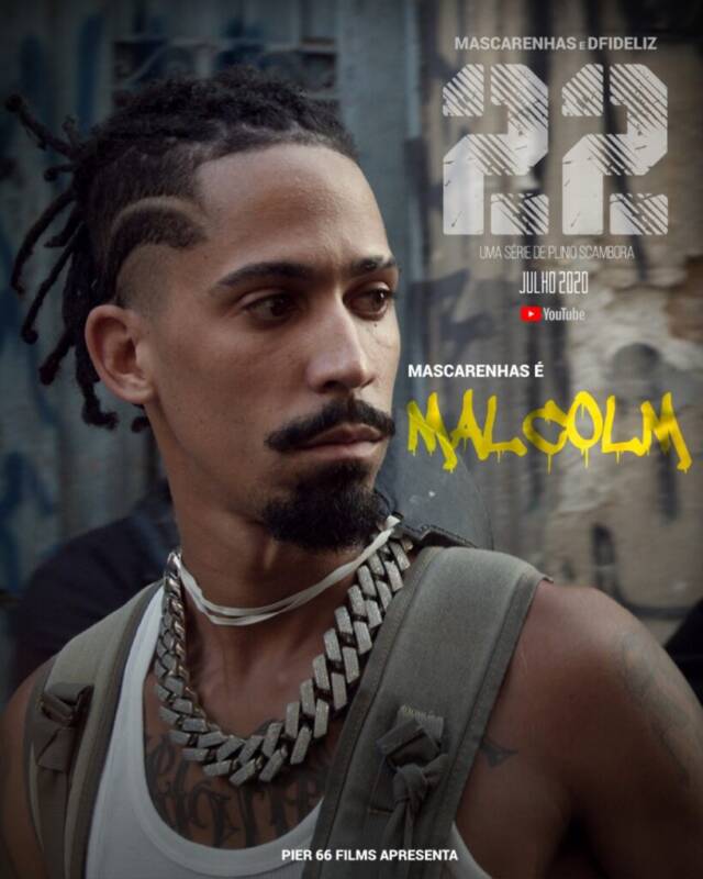 Websérie “22” estrelada por Young Mascka, Recayd e Livinho é indicada ao Rio Web Fest 2020.