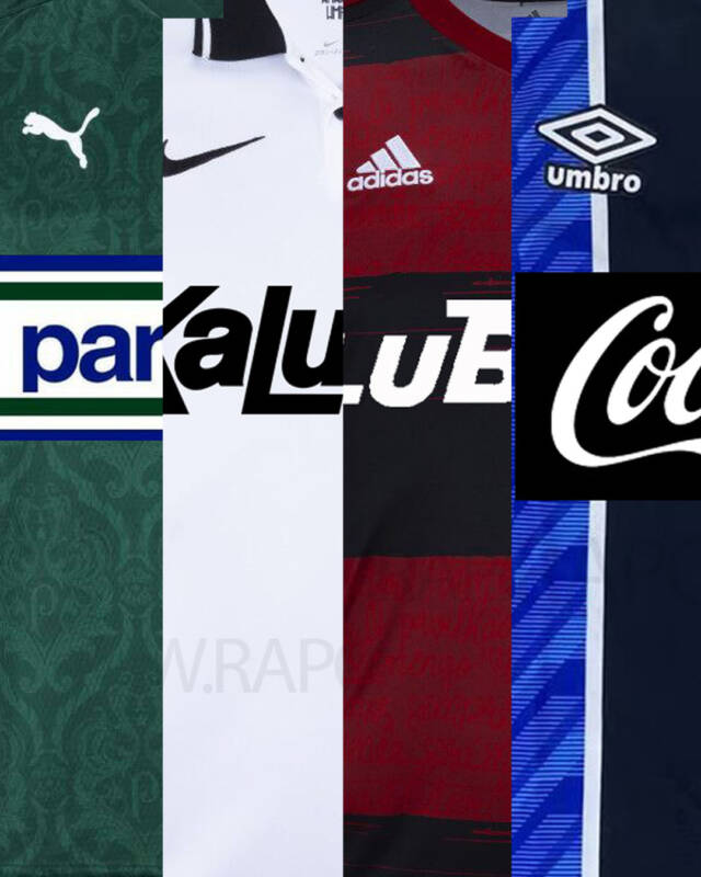 Confirmado!  As camisas de futebol 2020/2021 ficam melhores com patrocinadores retrô.
