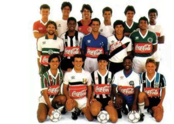 1987 o ano que a Coca-Cola dominou o futebol Brasileiro.