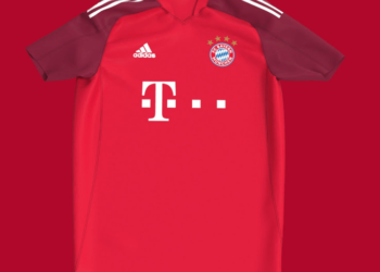 Novo uniforme do Bayern München 21-22 terá dois tons diferentes de vermelho.