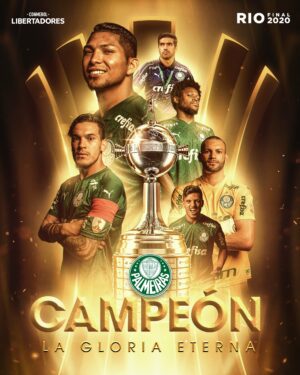 Palmeiras é bi campeão da Libertadores.