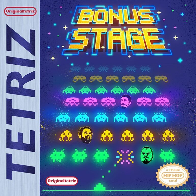 Tetriz em mais uma fase do jogo com o EP “Bonus Stage”.