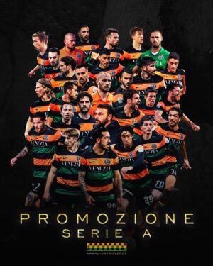 Venezia FC está de volta a serie A Italiana após 19 anos; Clube tem uma das camisas mais bonitas segundo especialistas