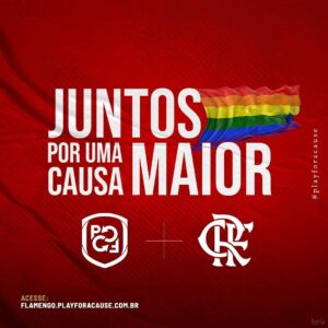 Camisas do Flamengo e Fluminense são colocas para leilão; ação é uma boa causa que ajudará instituições  LGBTQIA+