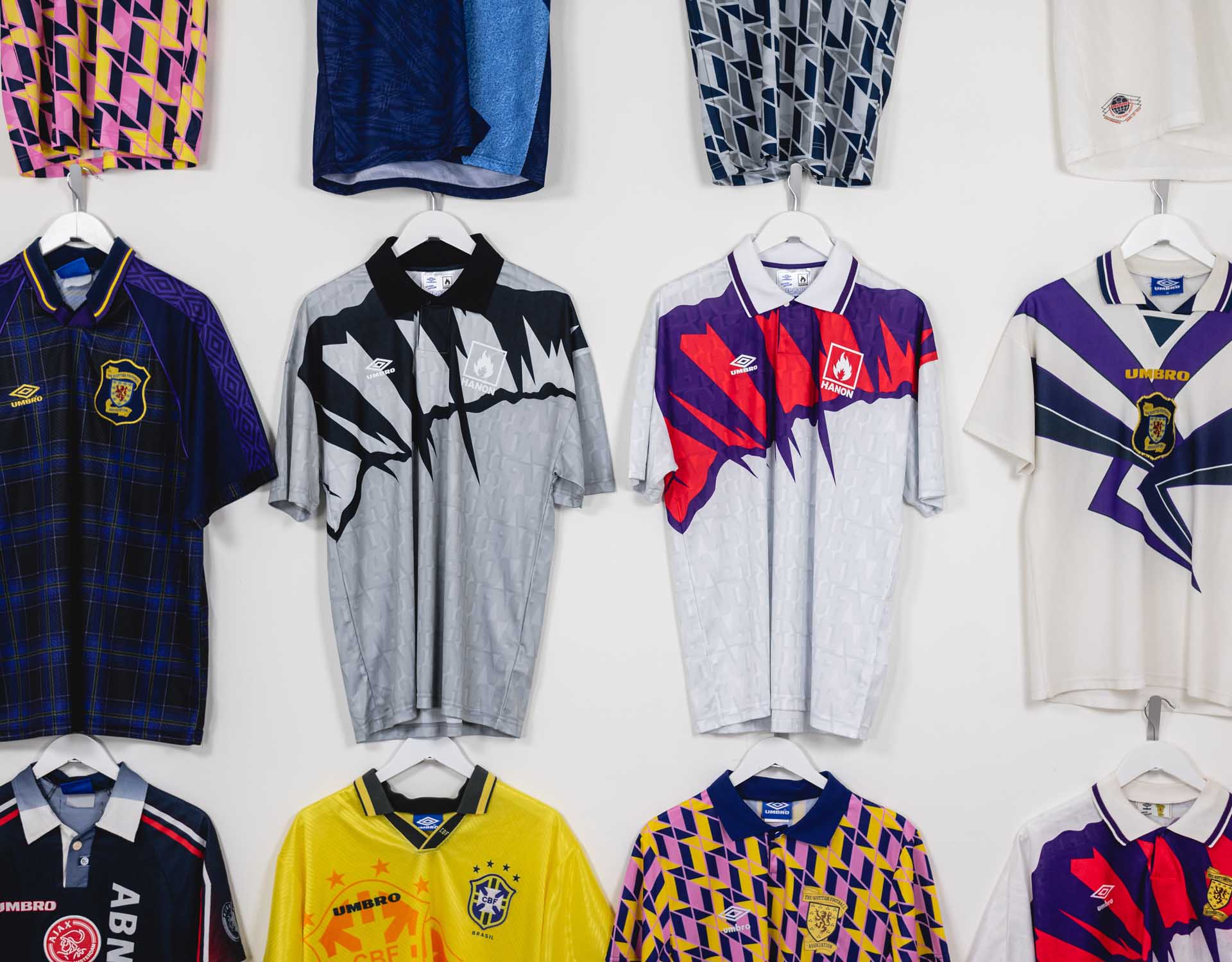 HANON x Umbro revelam coleção inspirada na camisa da Escócia de 92