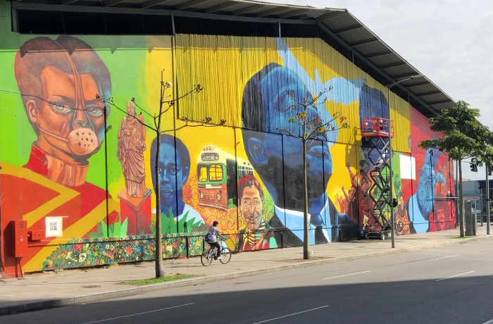 Município do Rio de Janeiro ganha painel de grafite que destaca lideranças negras
