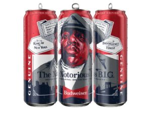 Bora beber uma?!! Notorious B.I.G. agora tem a sua própria cerveja Budweiser  e mais, confira