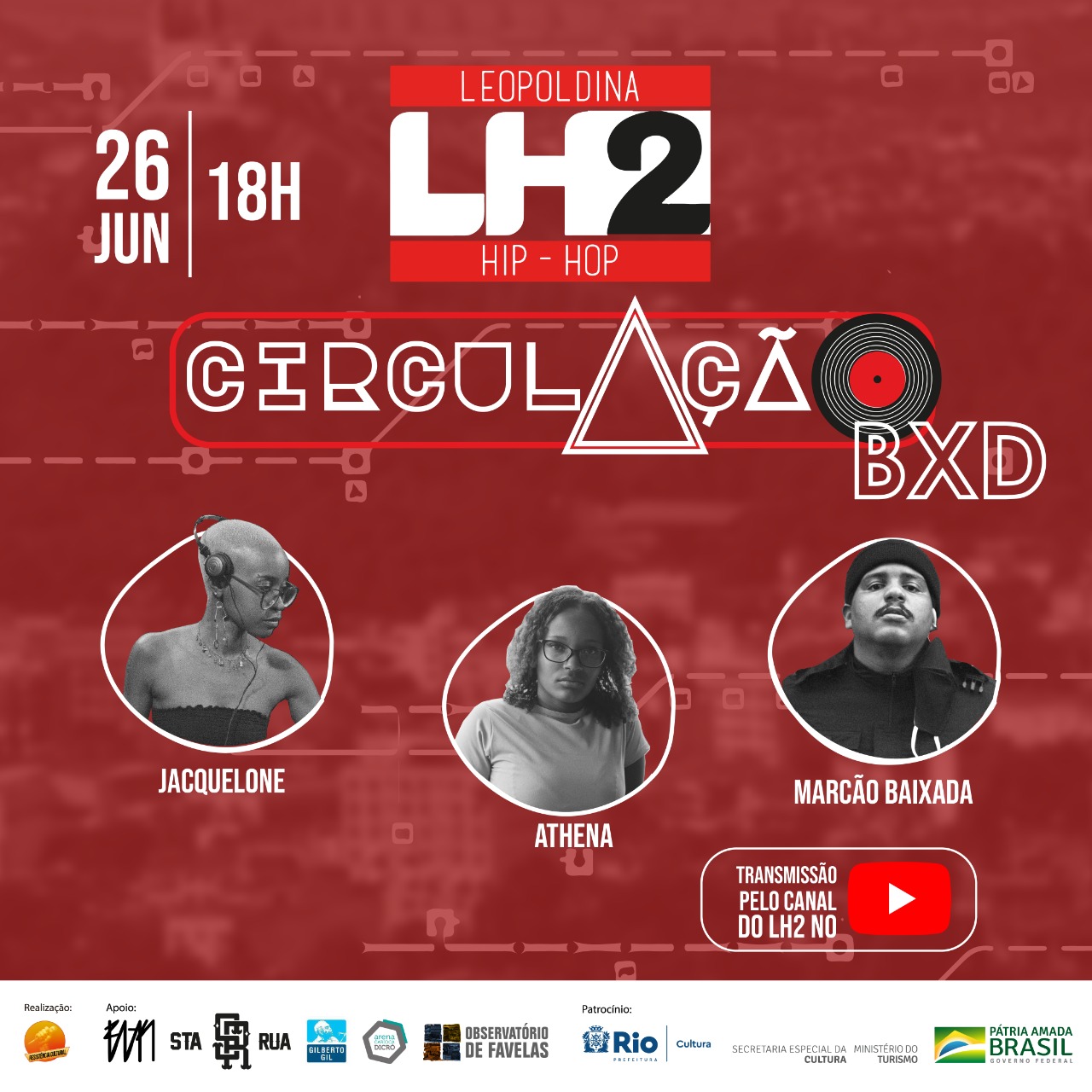 LH2 CirculAção BXD uniu a Leopoldina e a Baixada Fluminense no Hip Hop em Live