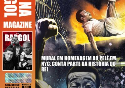 Mural em homenagem ao Pelé em NYC, conta parte da história do rei