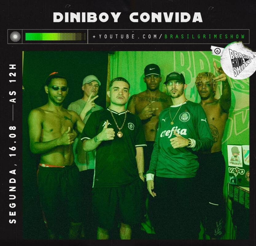 Brasil Grime Show: Diniboy convidou Big Bllakk, Dexan, Drope, Nochica & SD9