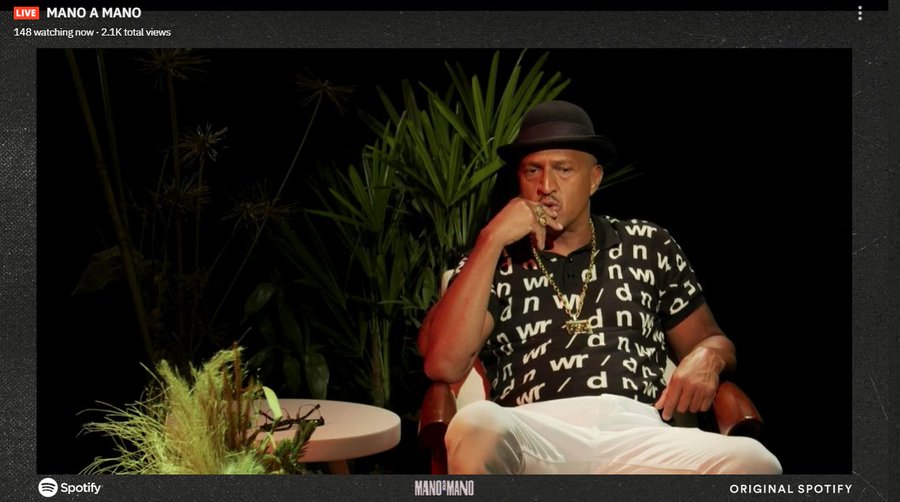 Em coletiva para convidados, Mano Brown fala sobre o seu novo podcast “Mano a Mano”