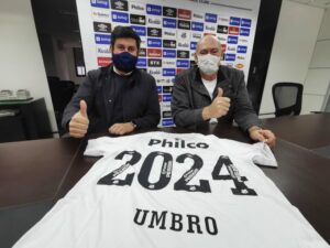 Umbro estende contrato com o Santos FC até 2024