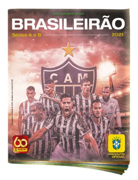 Atlético Mineiro vira capa especial do álbum de figurinhas Brasileirão 2021