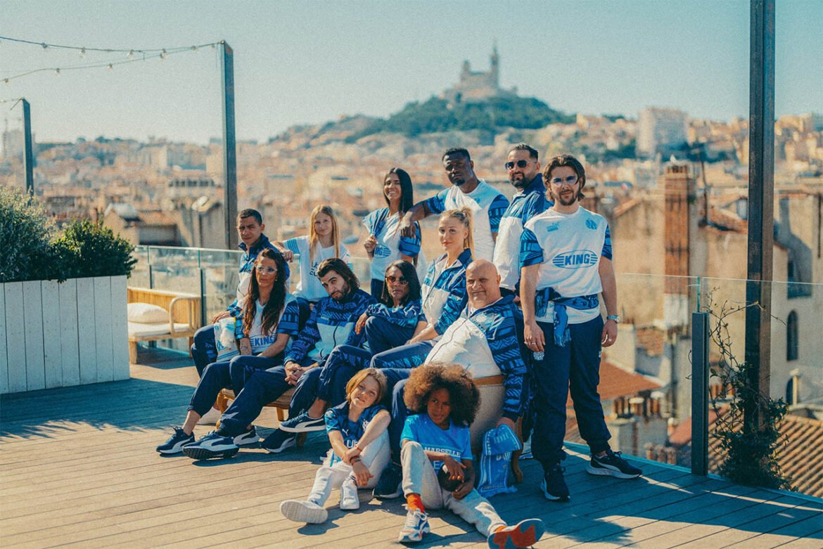 PUMA KING lança uma coleção life style para os seus time; vamos dar uma olhada de perto no Olympique de Marseille