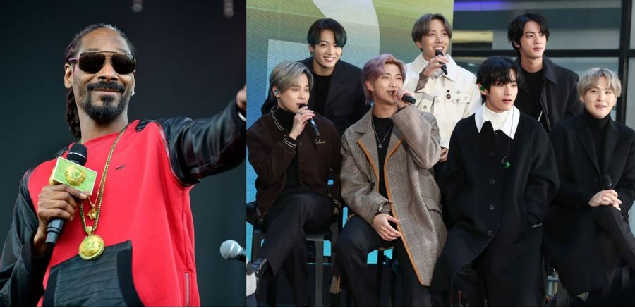 Snoop Dogg diz que fará parceria com BTS e fãs da banda pop vão a loucura