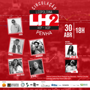 Leopoldina Hip Hop – CirculAção realiza neste próximo sábado mais uma edição de seu festival, com diversas atrações