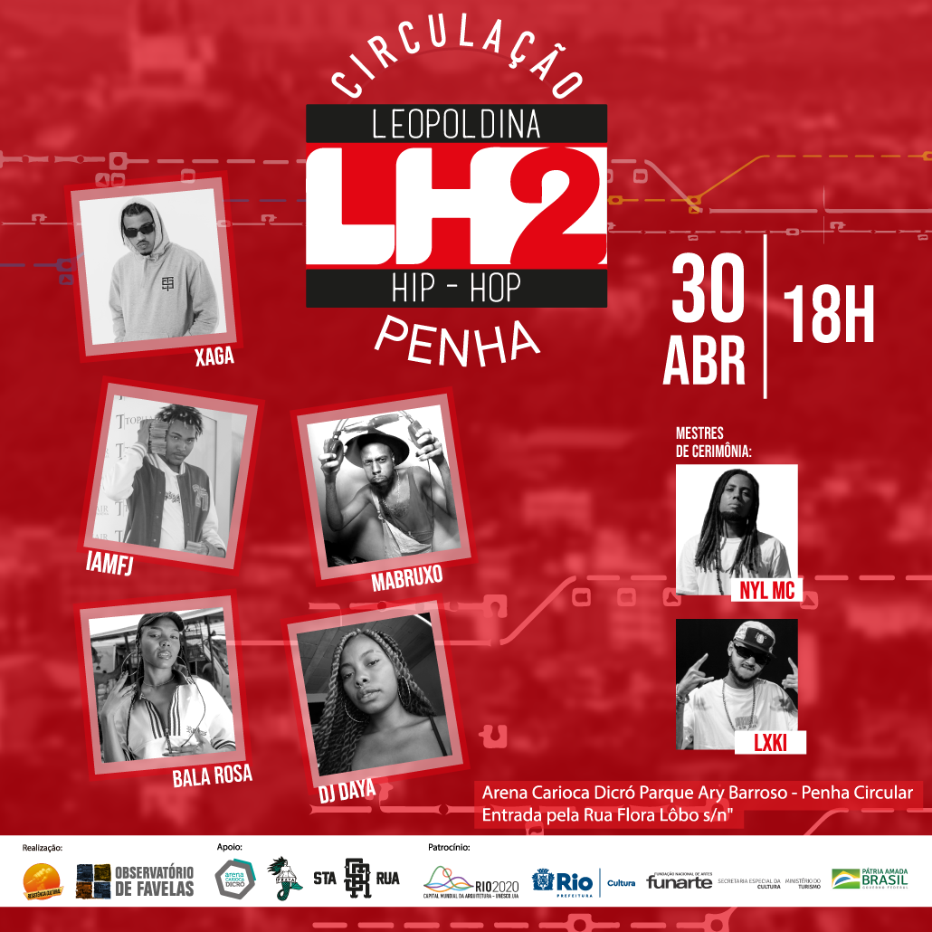 Leopoldina Hip Hop – CirculAção realiza neste próximo sábado mais uma edição de seu festival, com diversas atrações