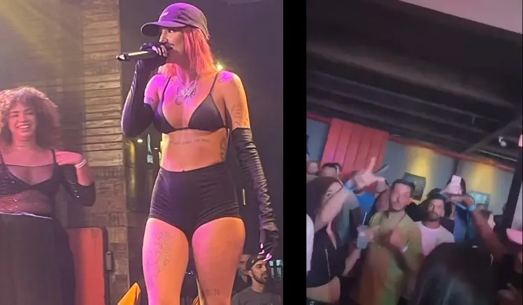 Até quando? Azzy é agredida durante show em Teresópolis, região serrana do Rio de Janeiro