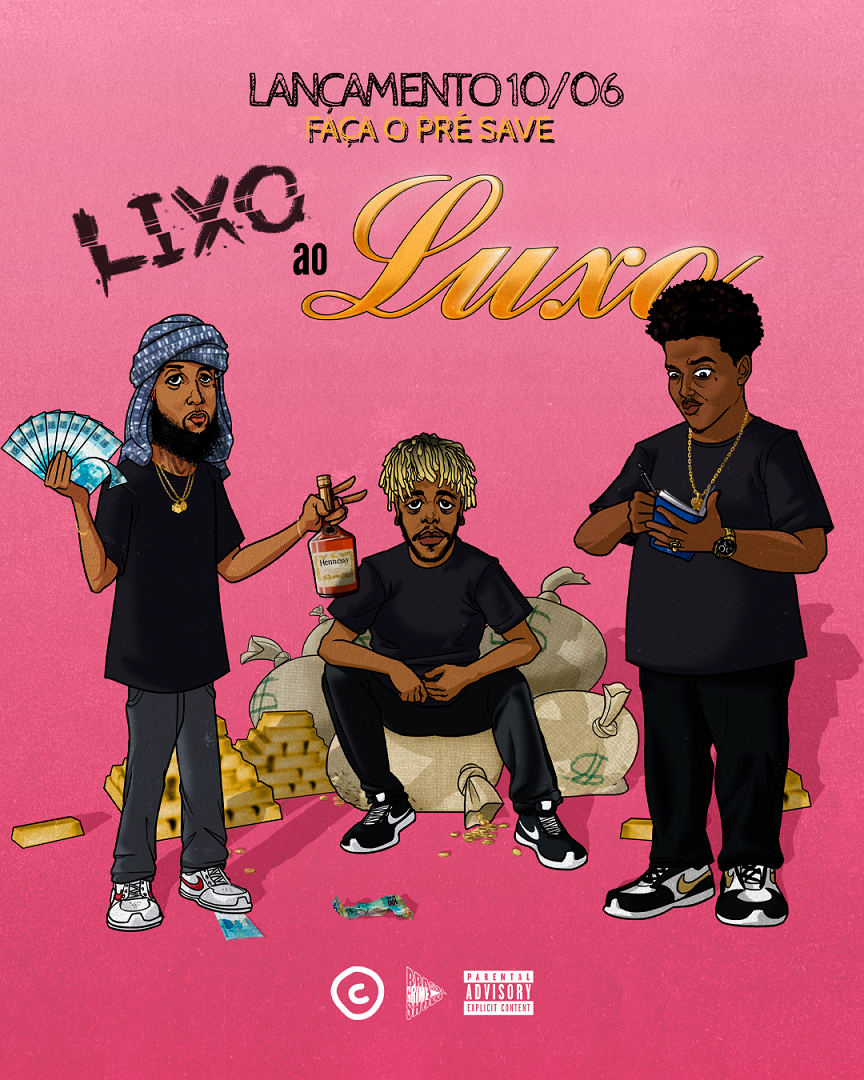 diniBoy, Sheik e DaBabi estão juntos no single “Lixo ao Luxo”