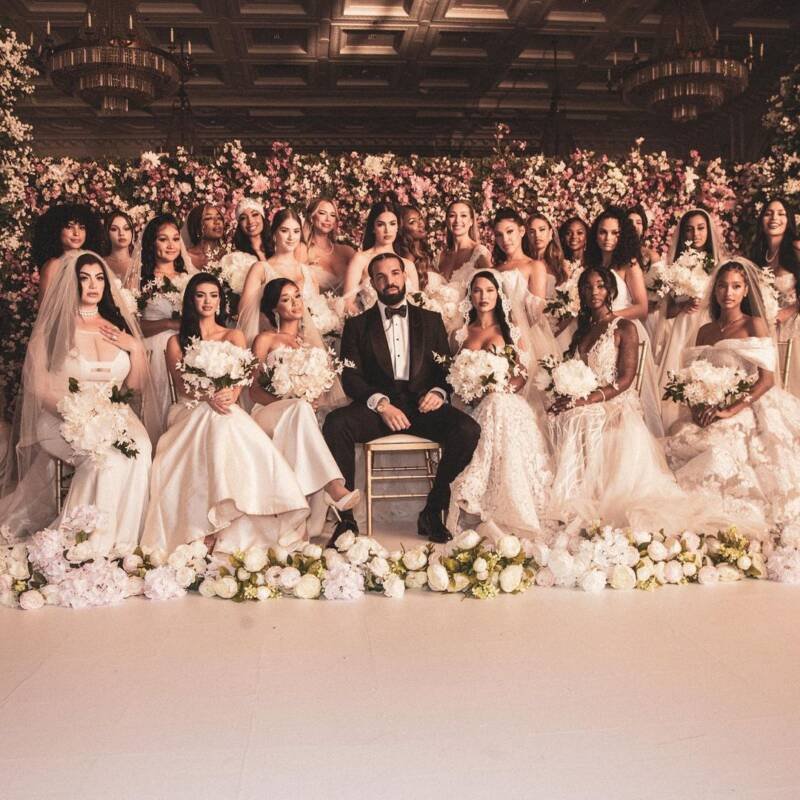 Drake se casa com 23 mulheres no videoclipe  “Falling Back”