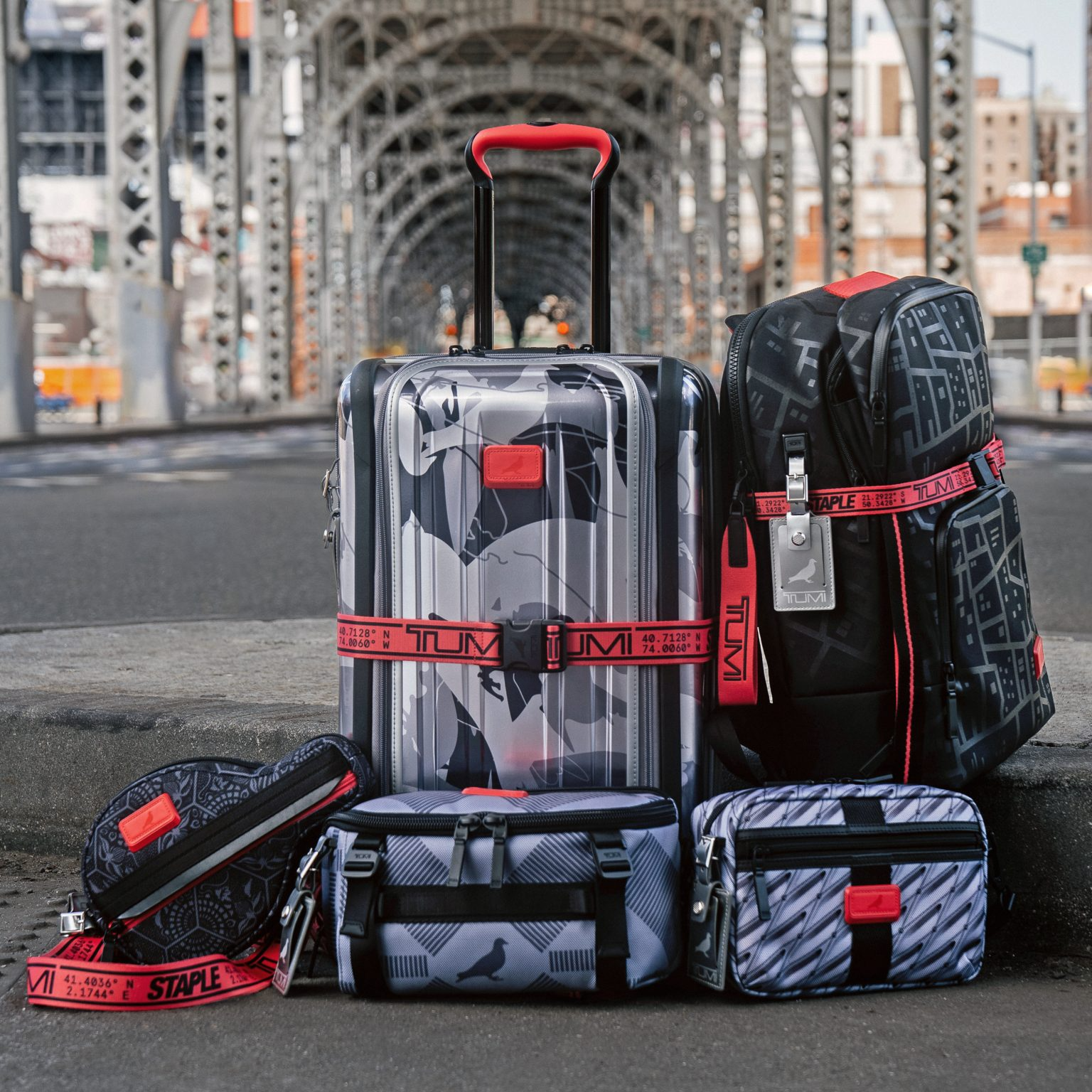 TUMI x STAPLE colaboram em um projeto de luxo inspirados em 5 cidades globais