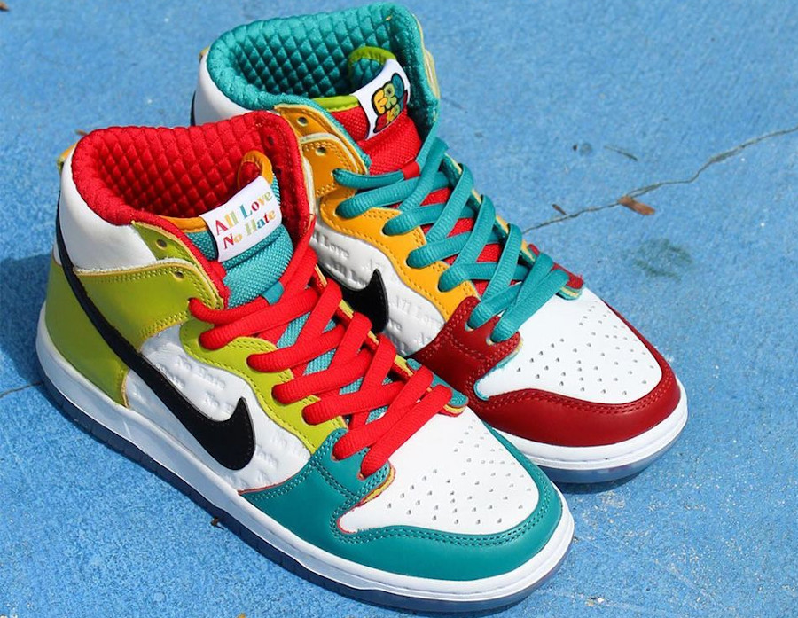 Nike Dunk High Pro SB x Froskate All Love