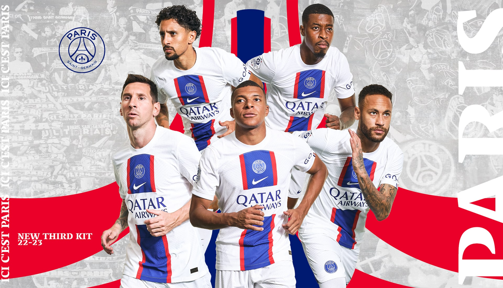 Nike lança a terceira camisa do  PSG para a temporada 22/23