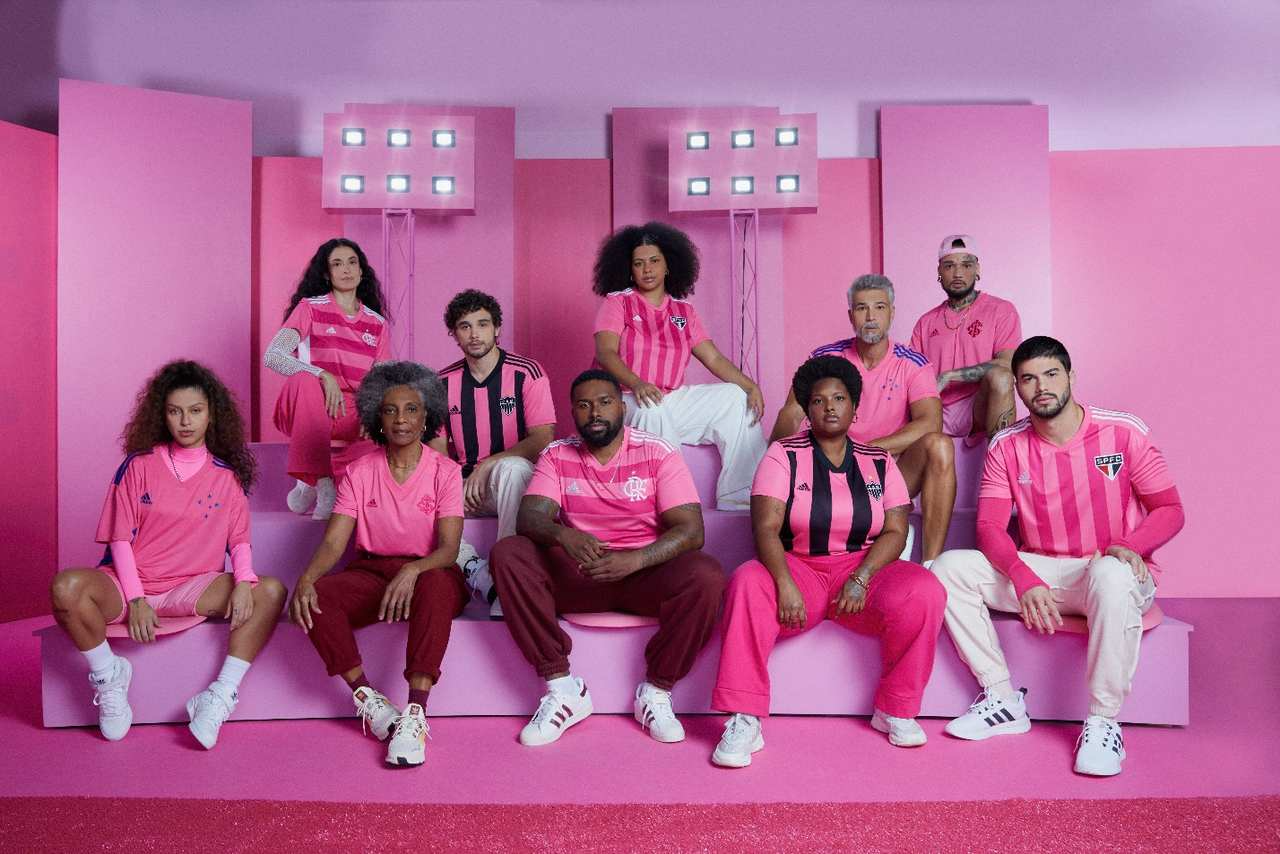 Como parte da campanha de prevenção ao câncer de mama, Adidas lança os novos uniformes do Outubro Rosa