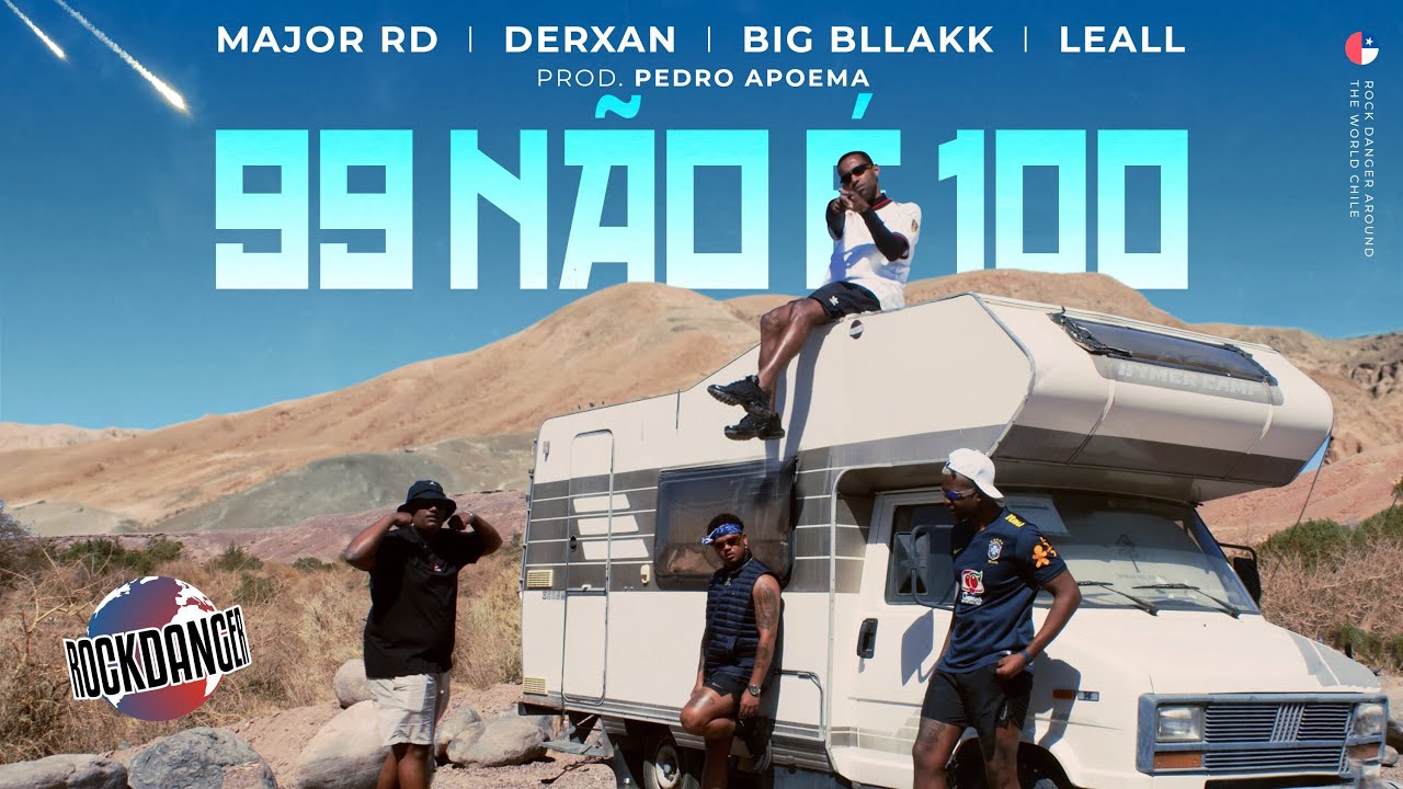 Rock Danger: Big Bllakk, LEALL, Derxan e Major RD estão juntos em “99 não é 100”