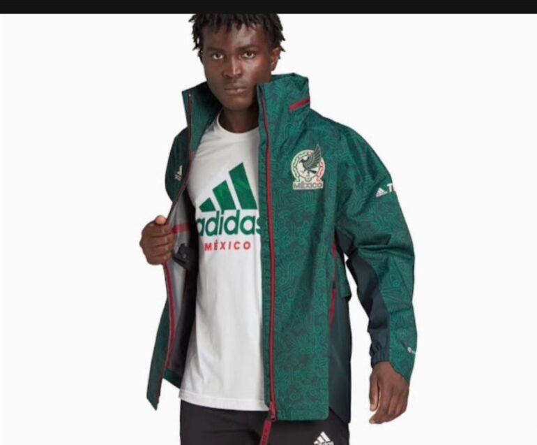 Adidas lança linha Terrex para equipes da Copa do Mundo? Jaqueta Terrex do México é vazada