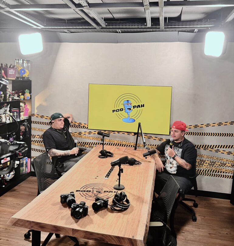 Agora também hub de conteúdo, PodPah inaugura novo estúdio