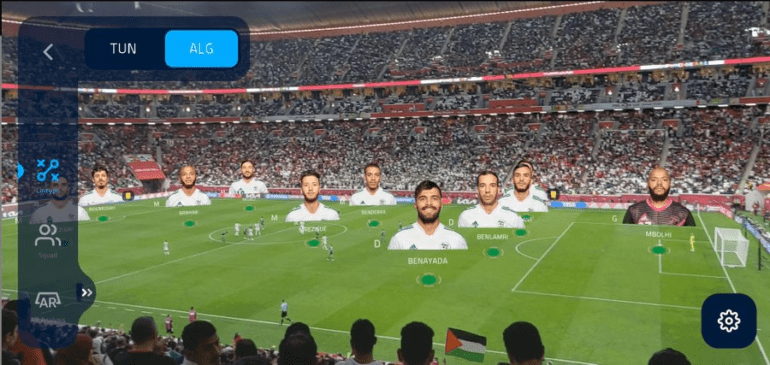 Conheça o Fifa+ Stadium Experience, aplicativo da Fifa que mostra dados dos jogadores da Copa em tempo real através de realidade aumentada