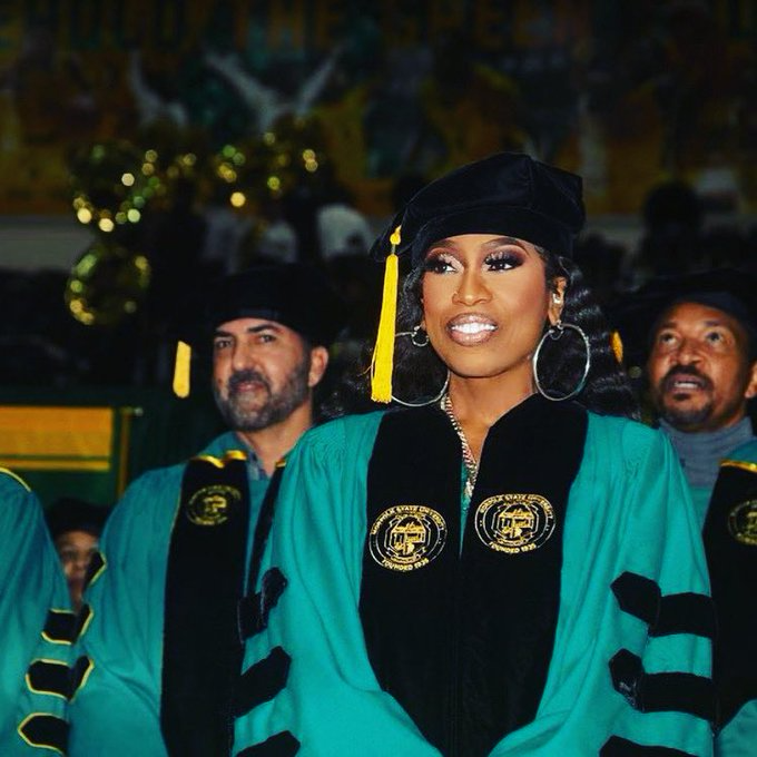 Missy Elliot recebe outro doutorado honorário e doa $ 20.000 para a Norfolk State University