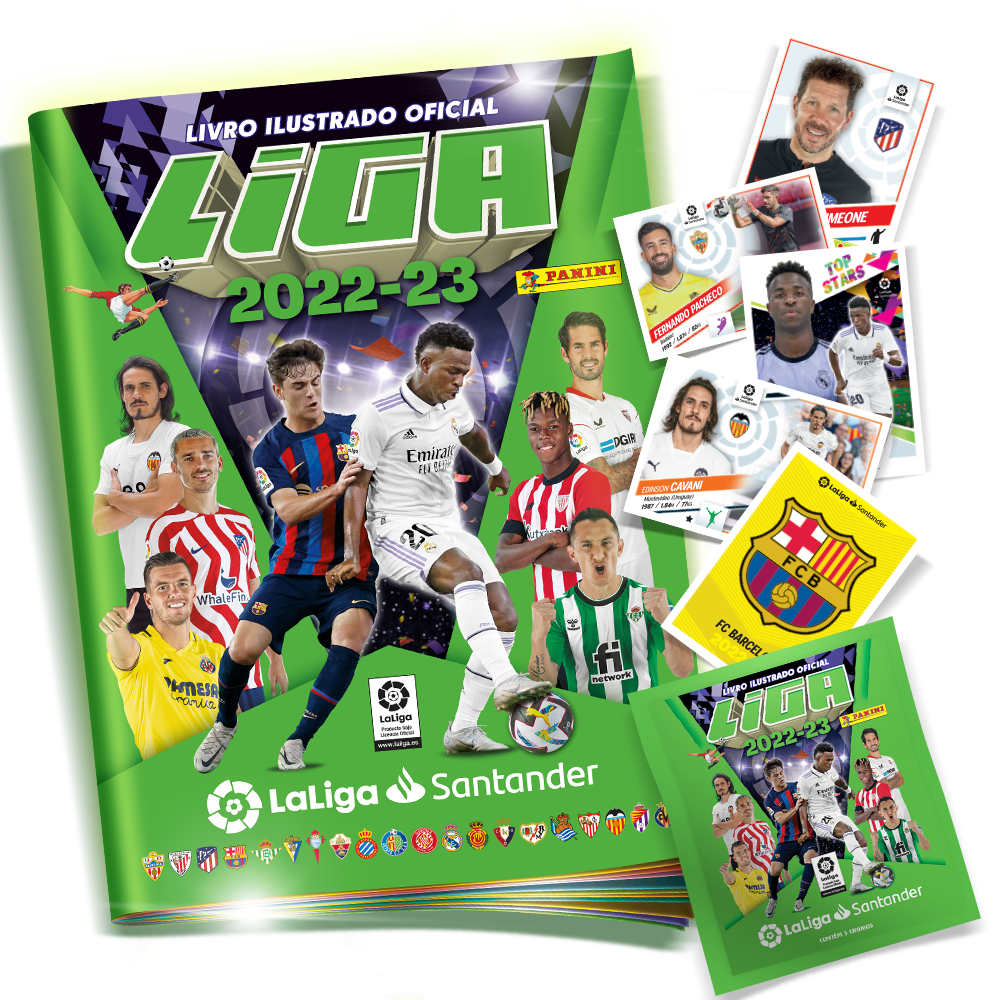 Nova temporada de La Liga terá álbum da Panini