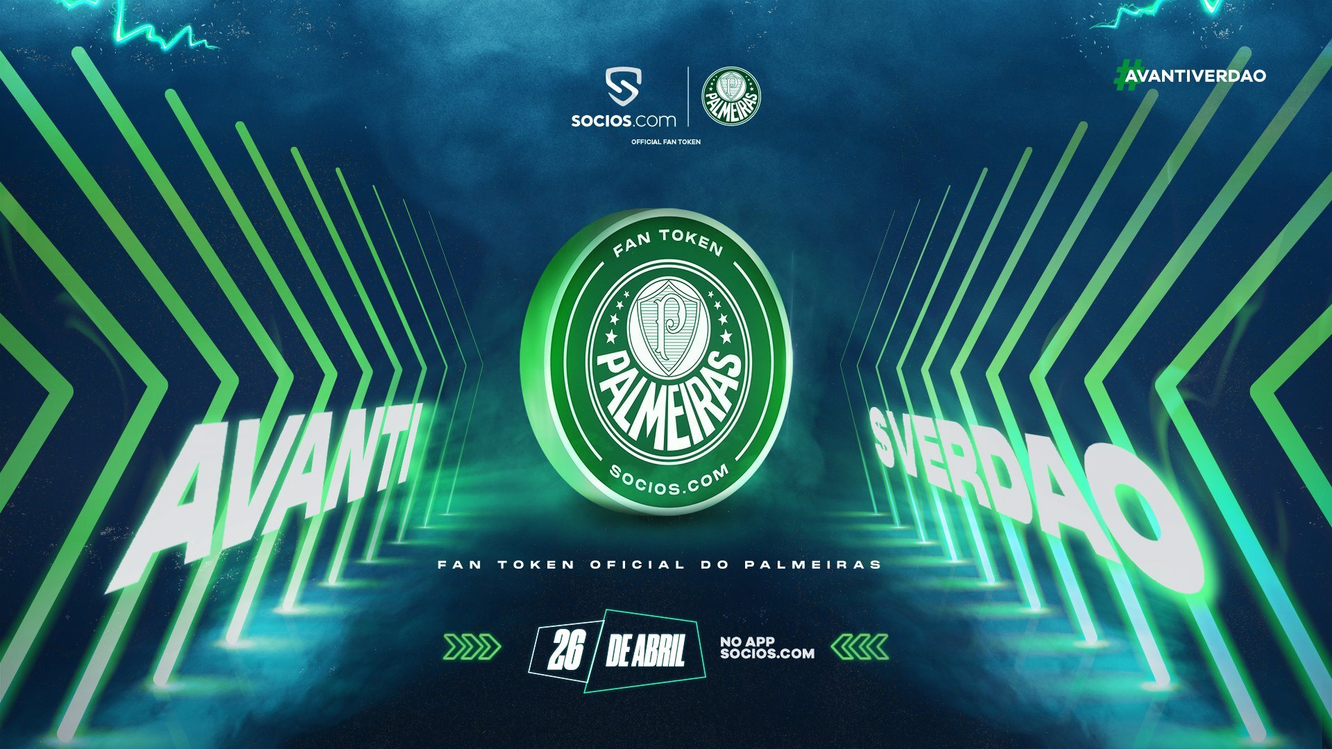 Palmeiras e Socios.com confirmam a data de lançamento do Fan Token oficial do clube