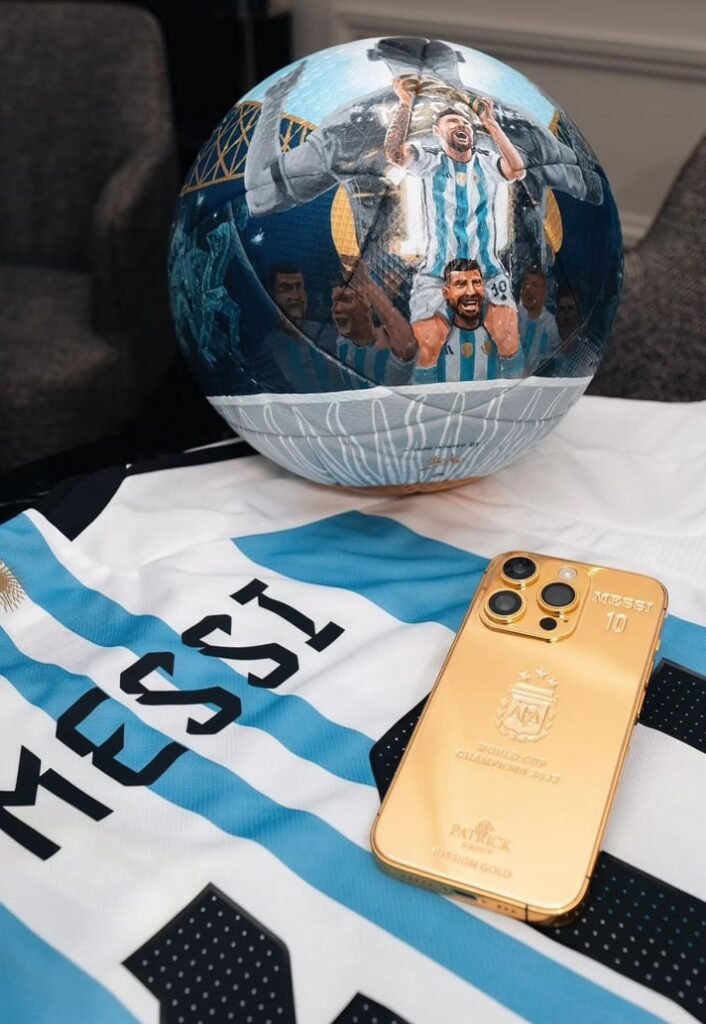 messi iphone ouro 3