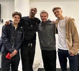 Snoop Dogg encontra David Beckham em Londres