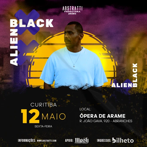 Black Alien retorna pra Curitiba pra um show alucinante dia 12/05