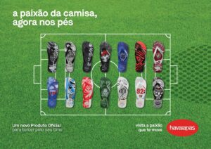 Havaianas Times: Coleção com 14 estampas de clubes brasileiros celebra o Dia Nacional do Futebol