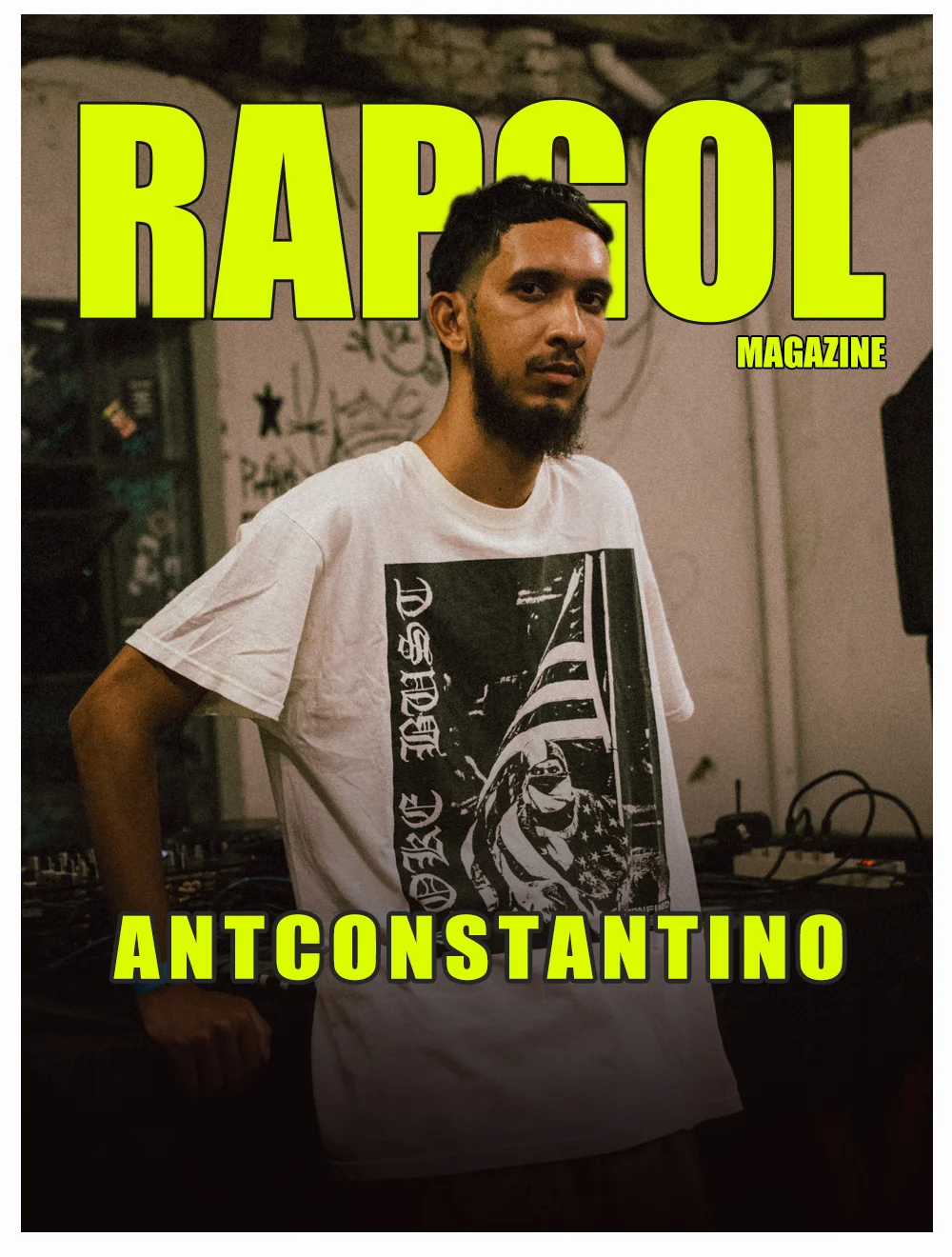 ANTCONSTANTINO fala sobre sua carreira, projetos e muitos mais nesta entrevista de capa da Rapgol Magazine