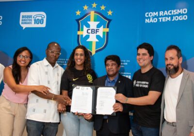 Ministério da Igualdade Racial, do Esporte e CBF assinam protocolo de intenções contra o racismo no futebol