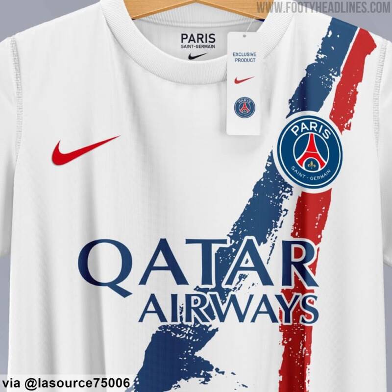 Vazou o novo uniforme Reserva do PSG 2024-2025 feito pela Nike