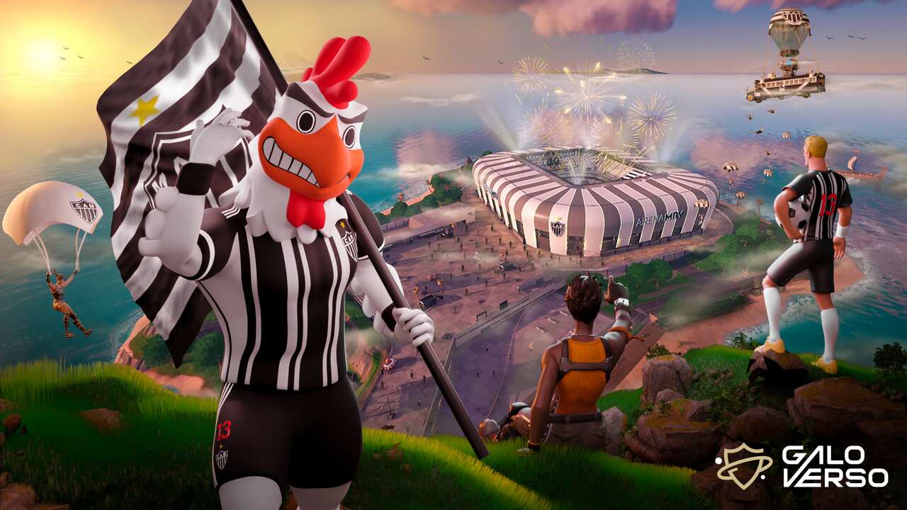 Atlético Mineiro busca a Geração Z no Mundo do Fortnite